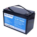 Gyári ár Deep Cycle Solar RV Caravan Marine 12 voltos lítium-ion akkumulátorok 12V 100ah LiFePO4 akkumulátor