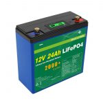 Napelemes mély ciklus 24v 48v 24ah Lifepo4 akkumulátor csomag UPS 12v 24ah akkumulátor