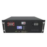 6000 ciklus 48V 100Ah 5Kwh RS48 LiFePo4 szoláris akkumulátor 5U-os tárolóval