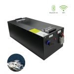 rugalmas egyedi LiFePO4 16S1P 48V 100Ah újratölthető akkumulátorok Akku tengeri hajó és jacht akkumulátorhoz Bluetooth-kapcsolattal